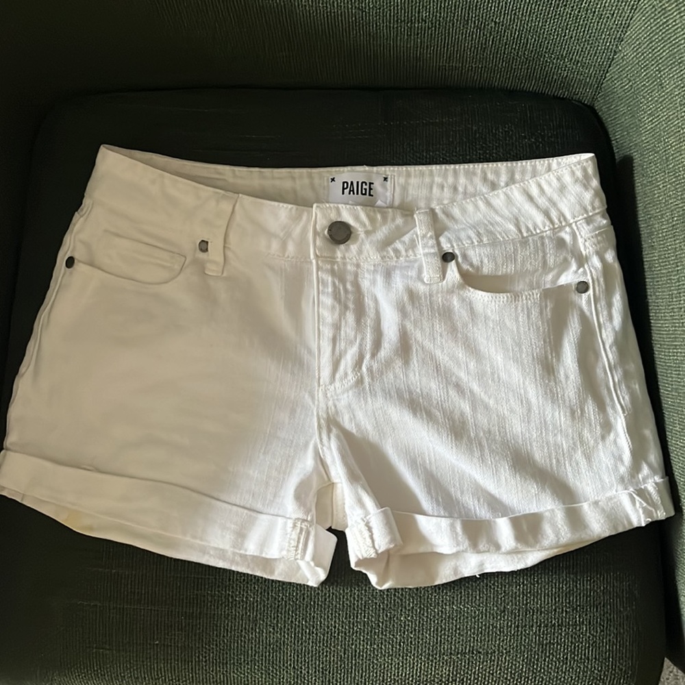 Paige White Jean shorts
